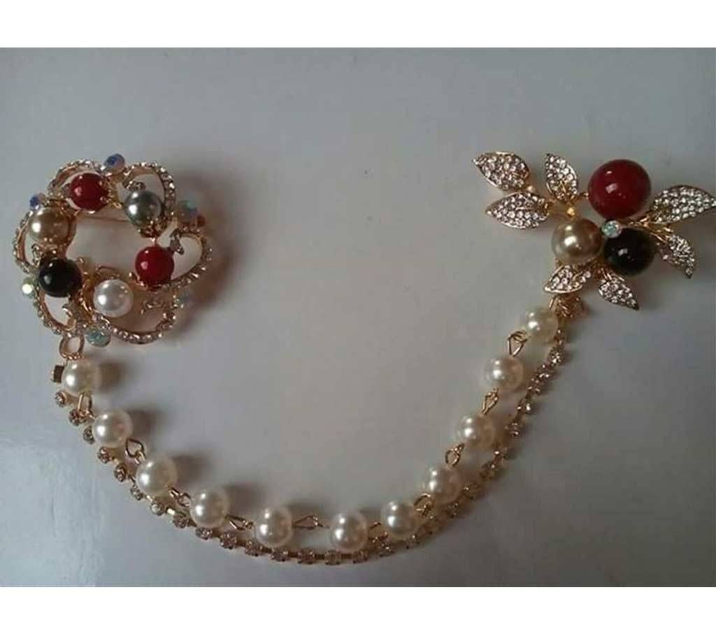 Hijab Double Brooch