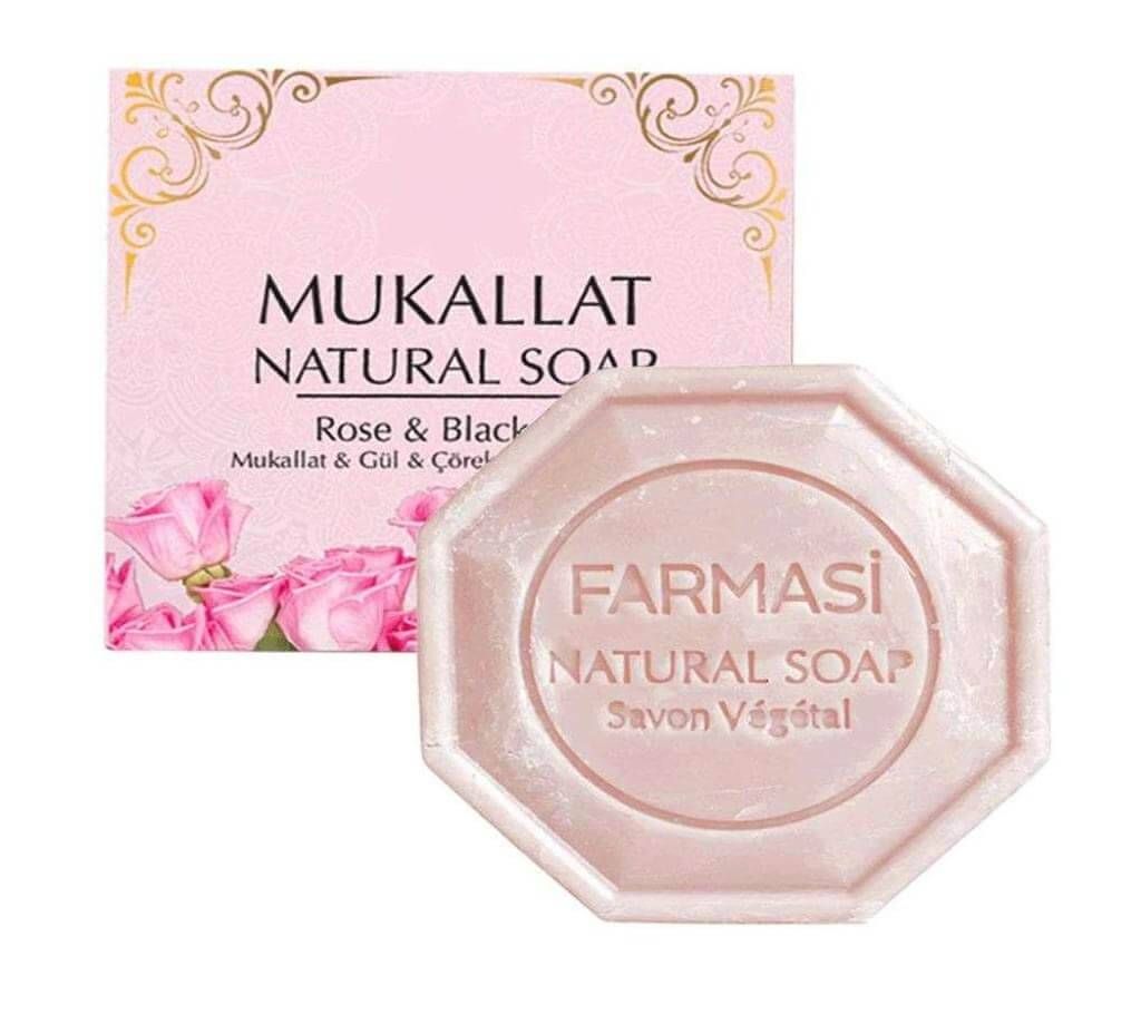 Farmasi  Mukallat Rose Natural Soap -125 Gm-Turkey