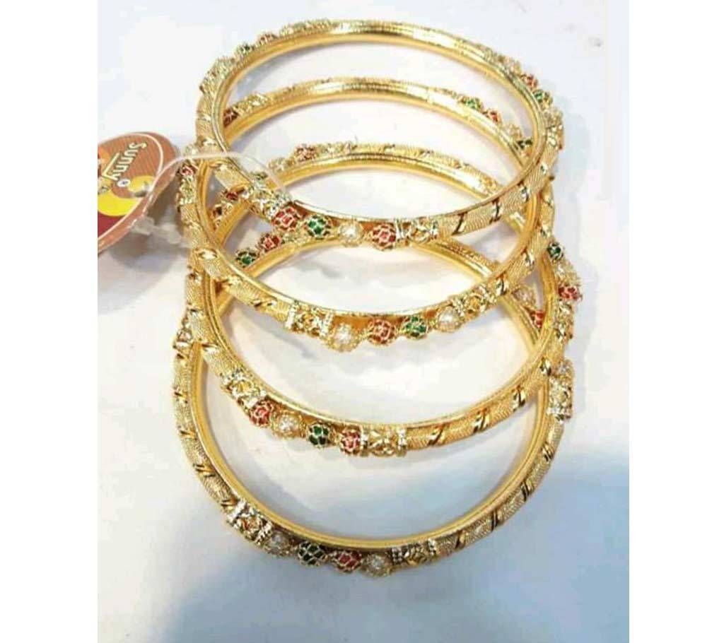 colour bangles 4 piece set for women