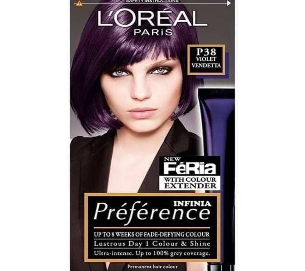 LOreal paris P38 violet vendetta -8.22 Oz-France