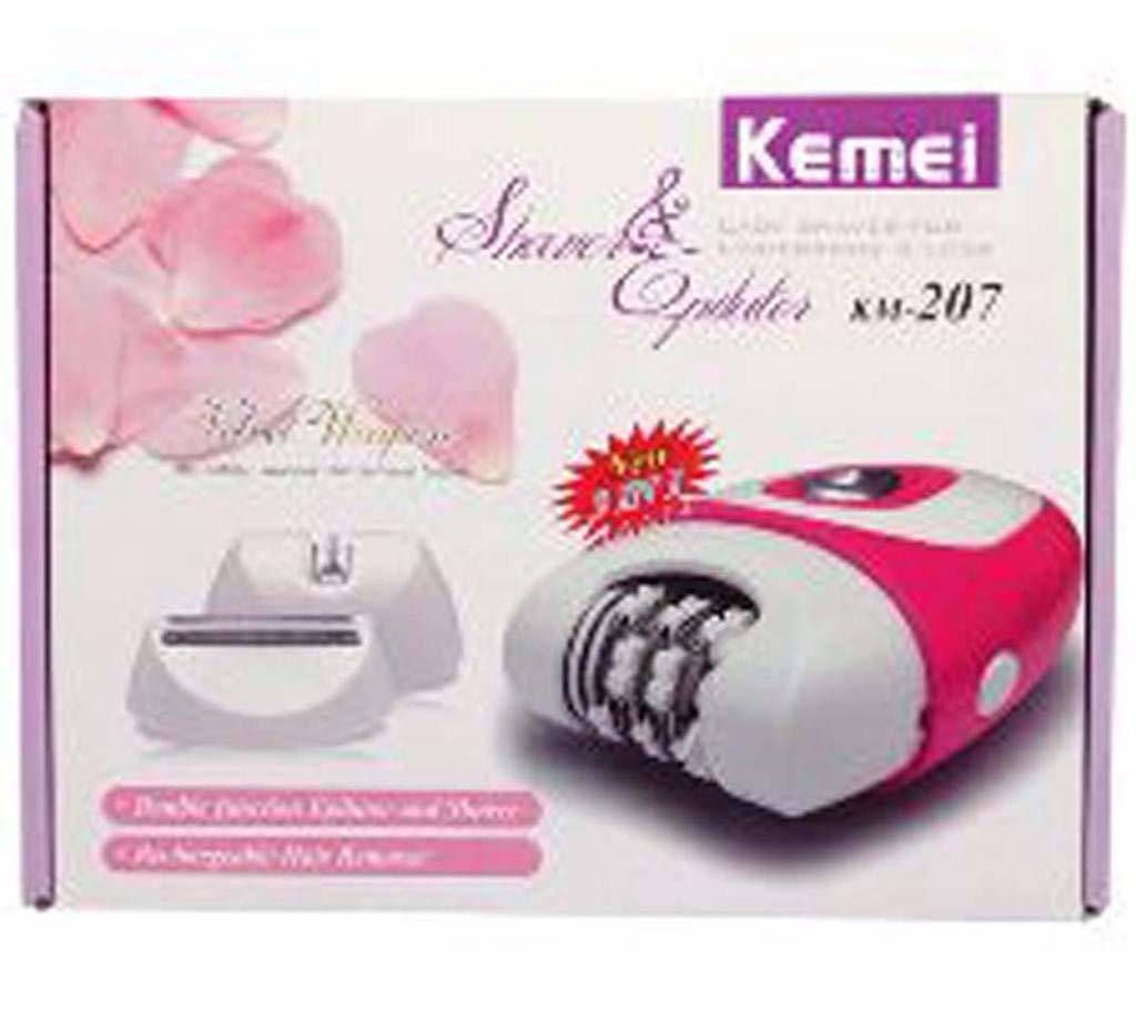 Kemei KM-207  3 in 1 shaver and epilator 