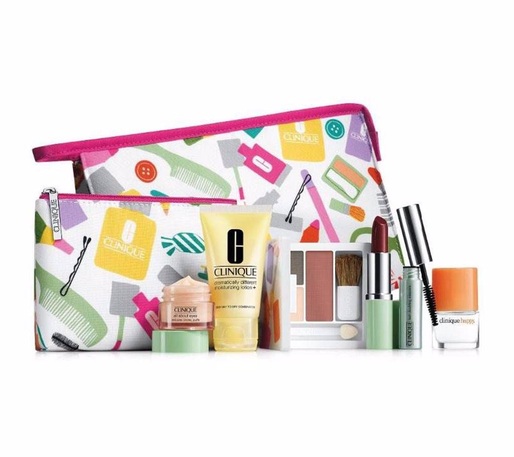 CLINIQUE L 8 PC SET WITH BAG