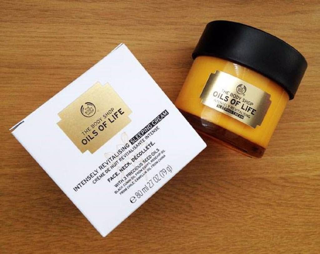 The Body Shop Oils Of Life Sleeping Cream