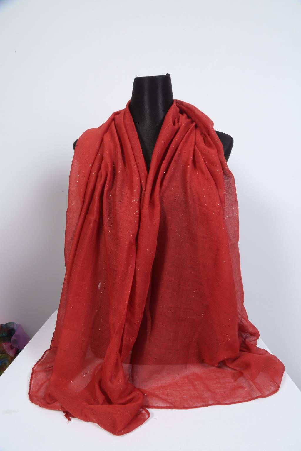 Maroon Color Cotton Hijab