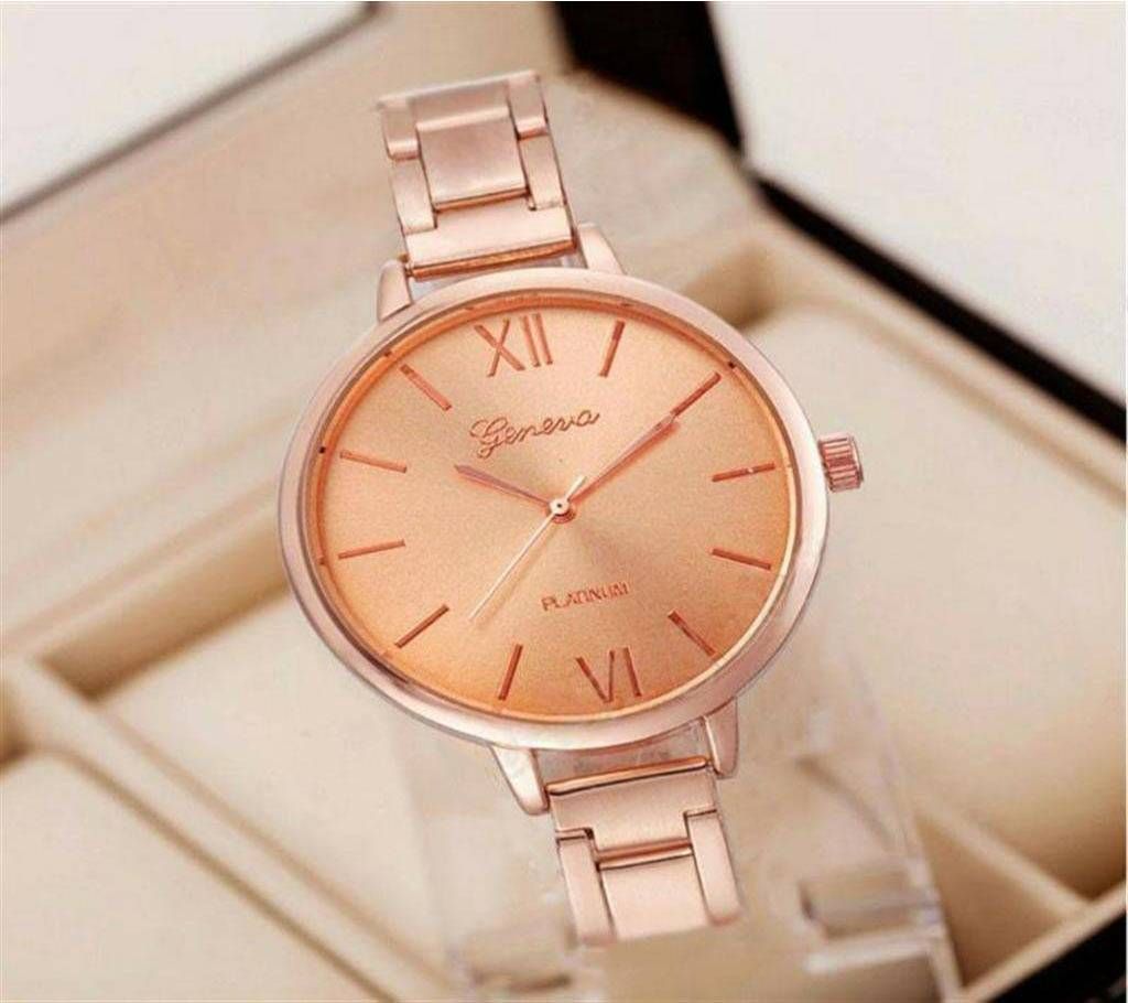Rose Gold Stainless Steel ladies watch