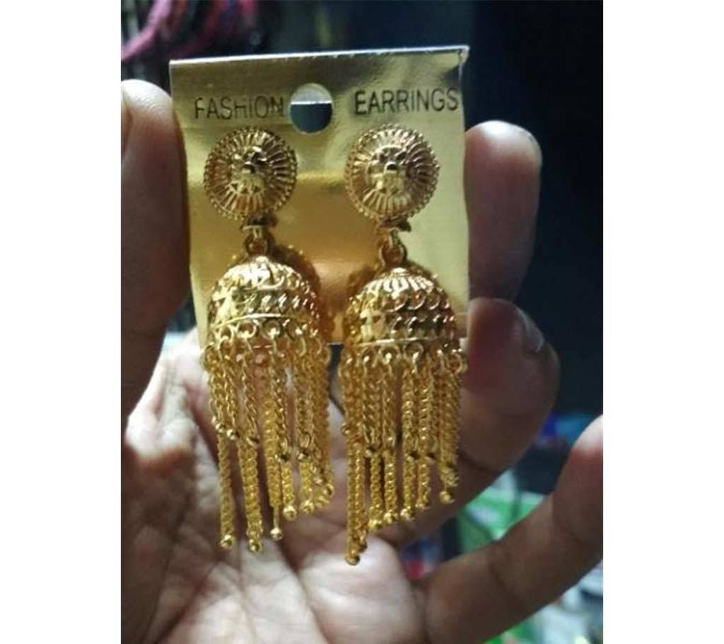 jhumka style alloy ear ring 