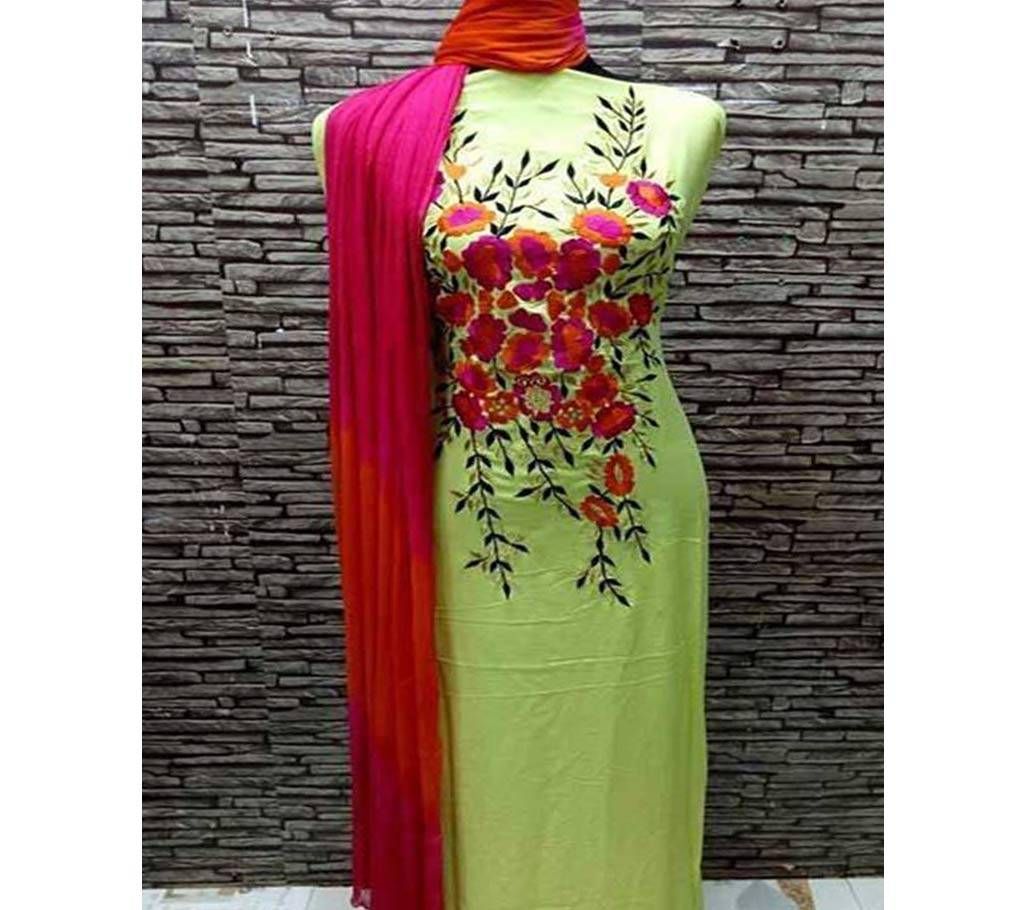 Un-stitched Linen Embroidery Two Pieces (Copy)