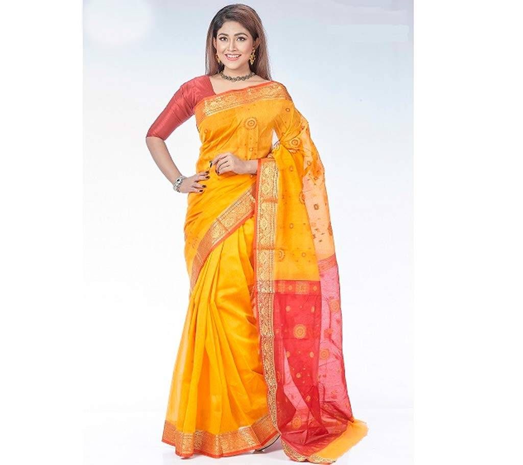 Half Silk Hand-Work saree DS-187