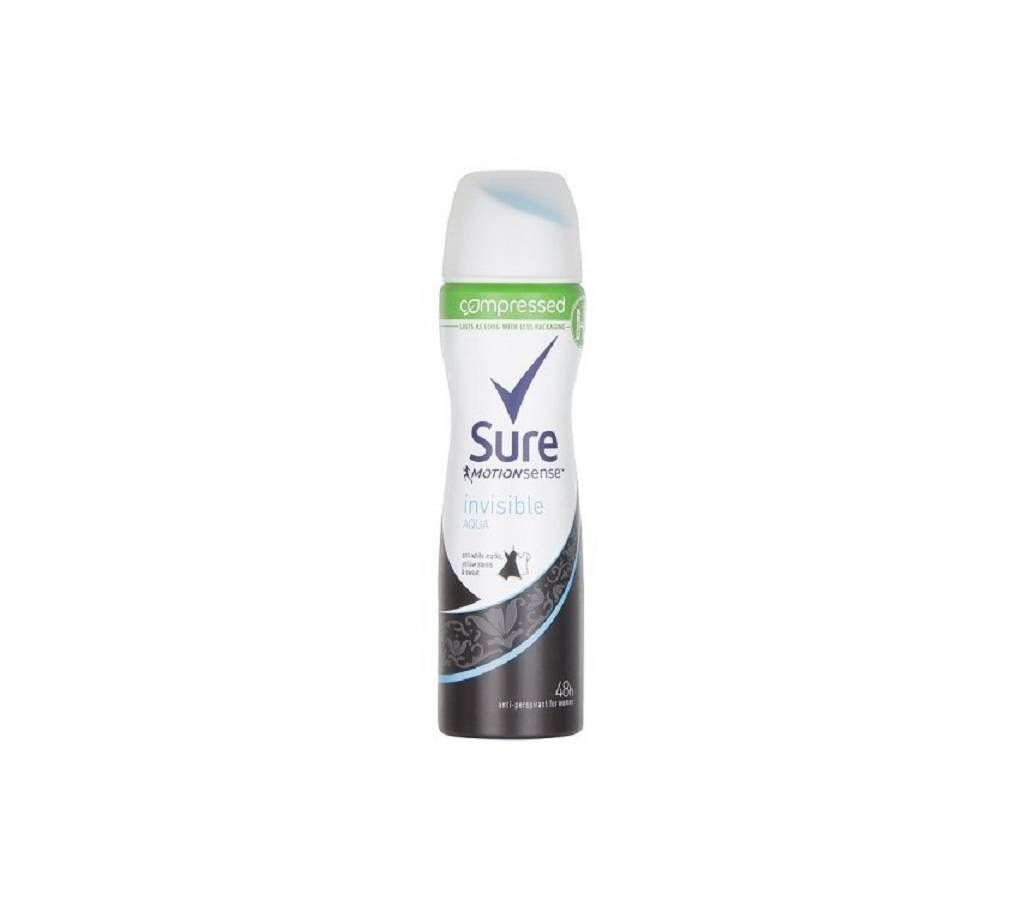Sure Women Invisible Aqua body spray UK