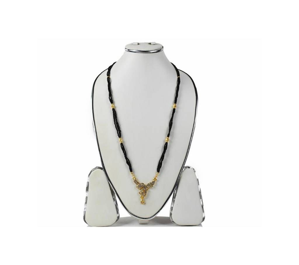 Indian Golden And Black Mangalsutra For Ladies