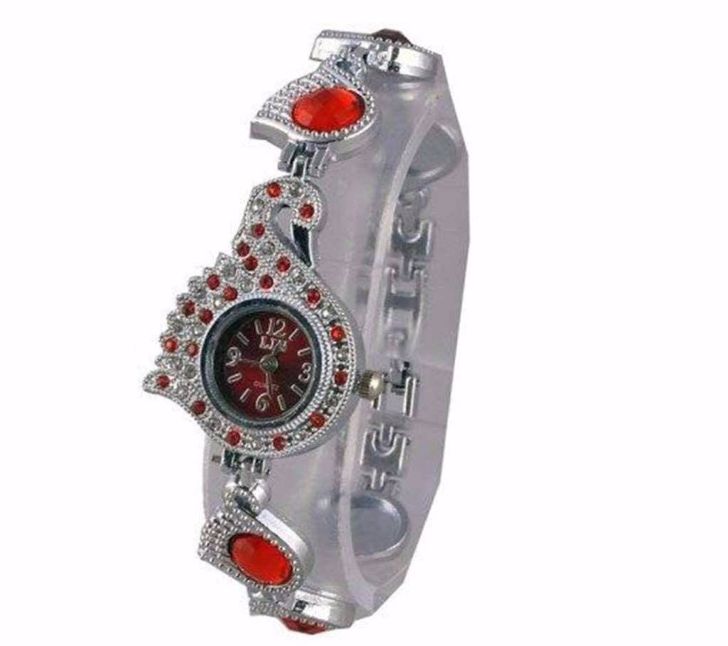 Peacock watch for woman