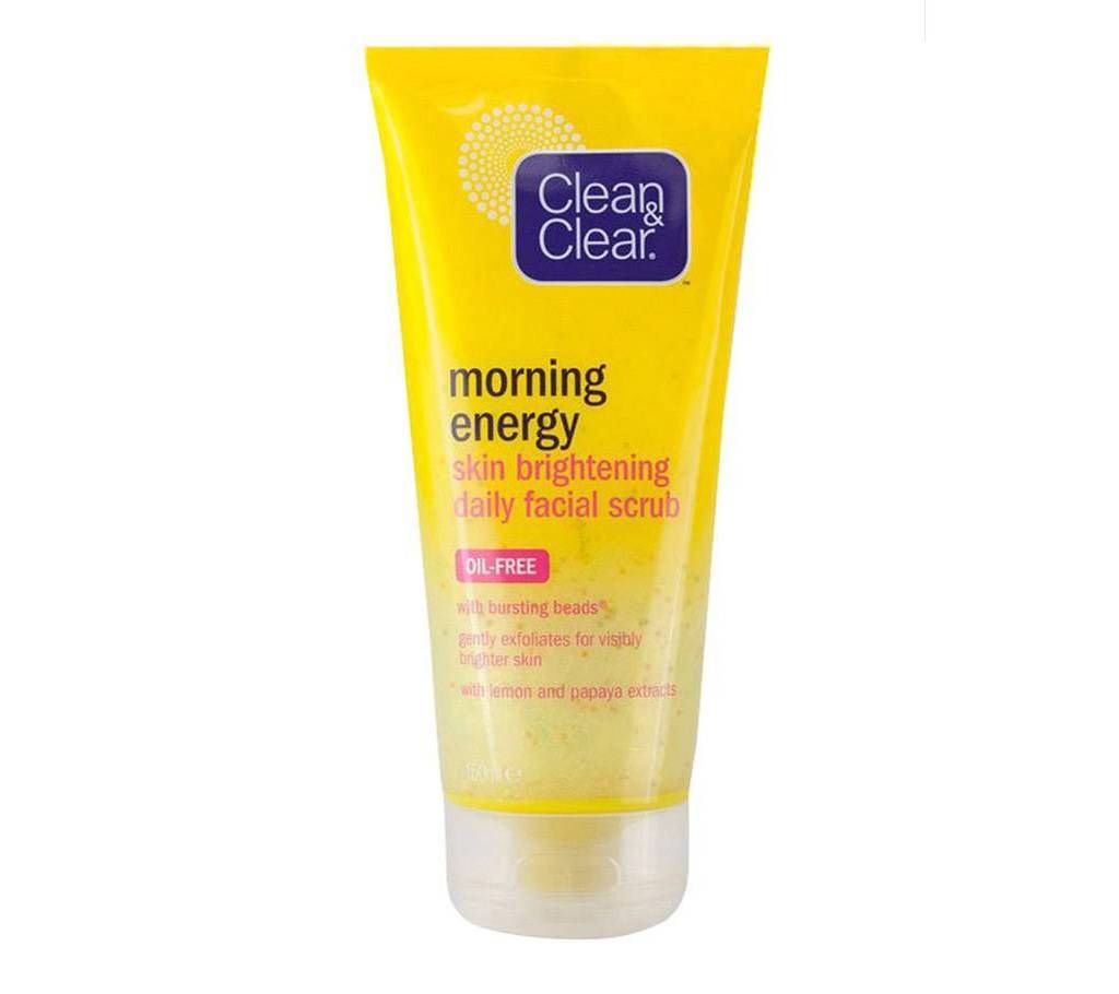 Clean & Clear Morning Energy Facial scrub 150ml (France) 