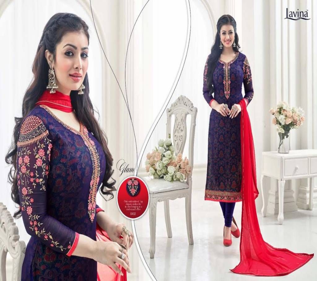 Lavina Indian Design Unstitched Salwar Kameez (Copy)