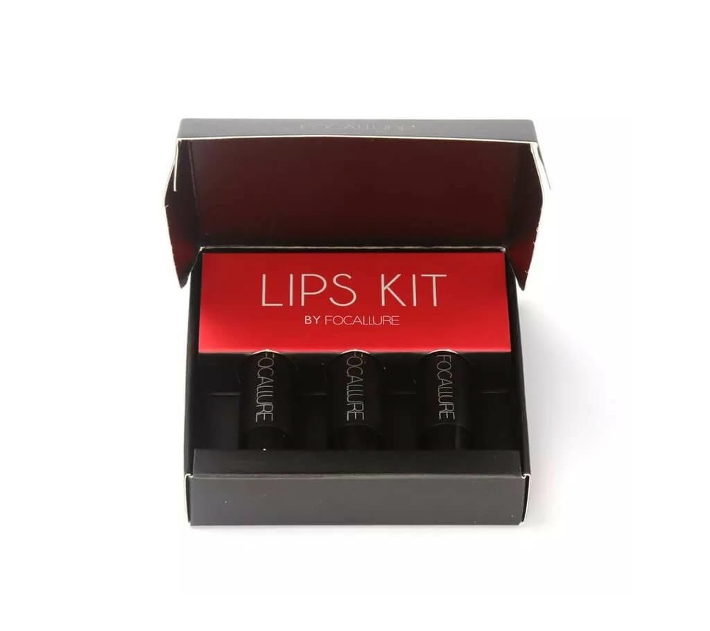 FOCALLURE Lipstick Crayon Makeup Set (3 Pieces)