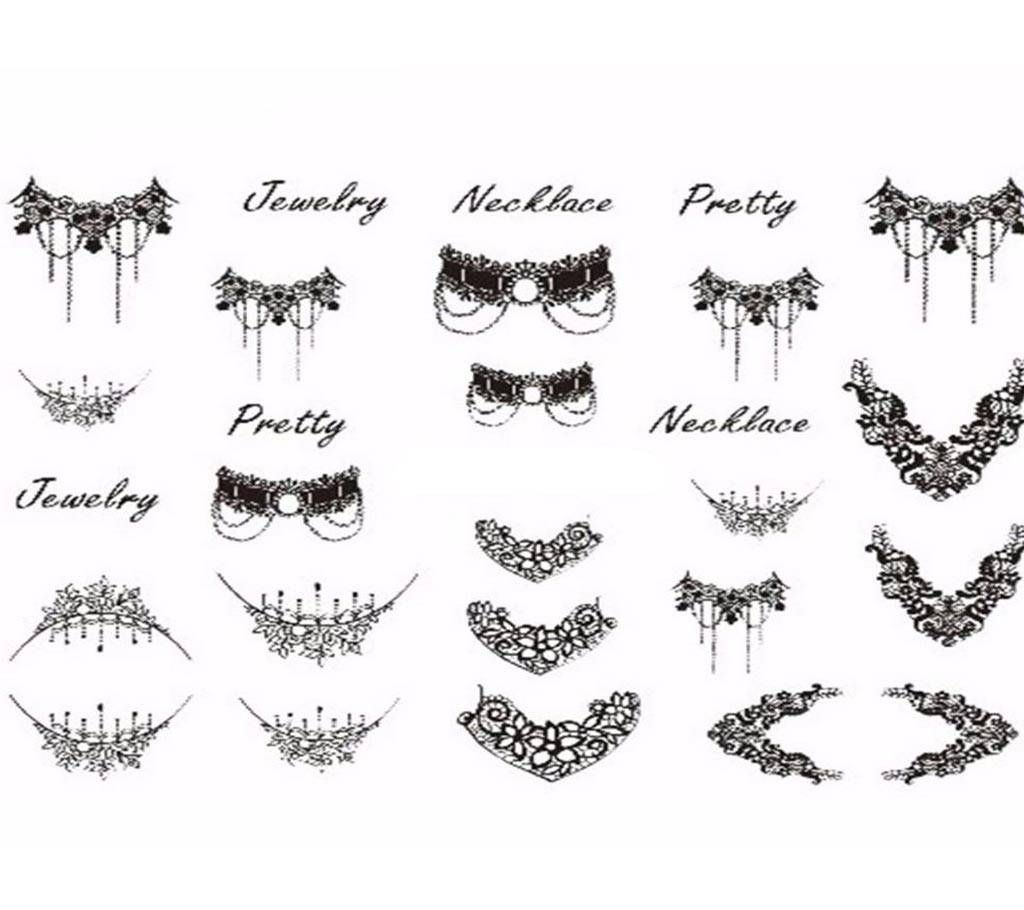 1 Sheet Water Transfer Nail Sticker