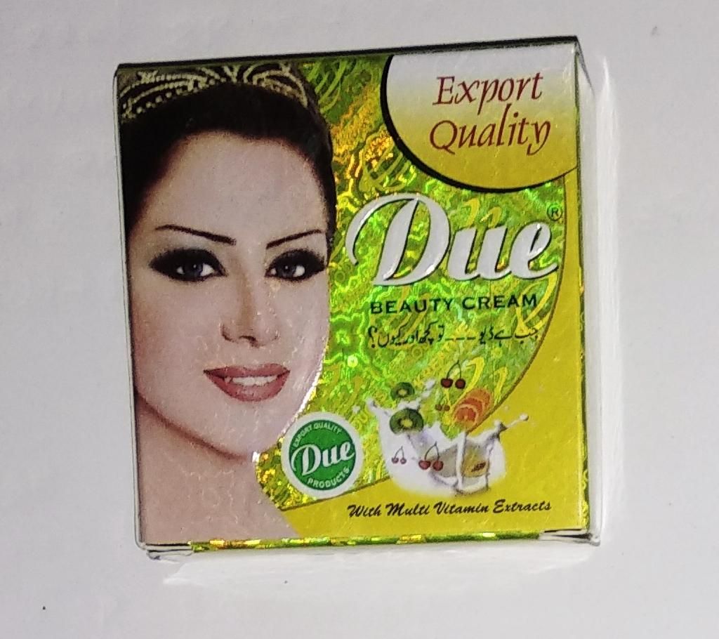 Due Beauty Cream (Pakistan)
