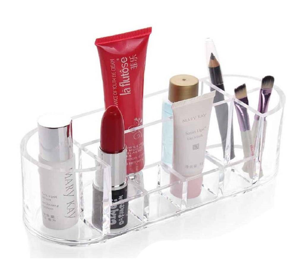 Cosmetics Planes Transparent Organizer (Oval/Bujur)