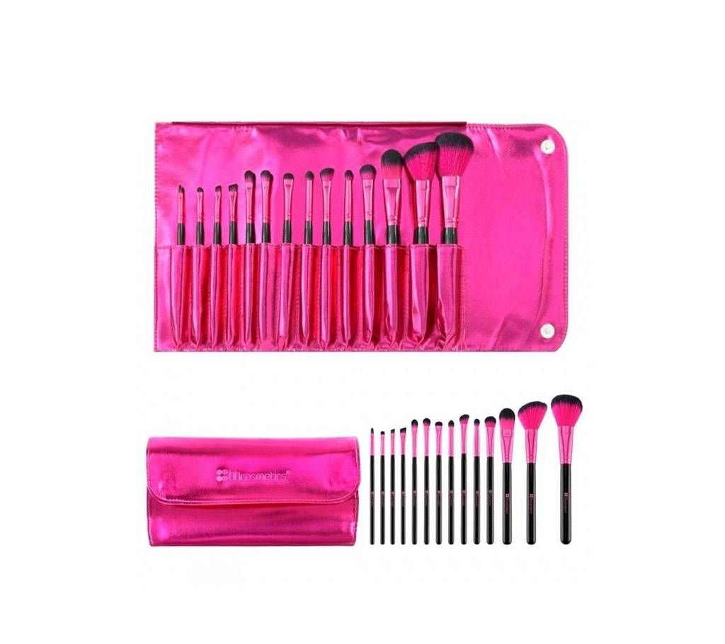BH Cosmetics METALLIC PINK - 14 PIECE BRUSH SET