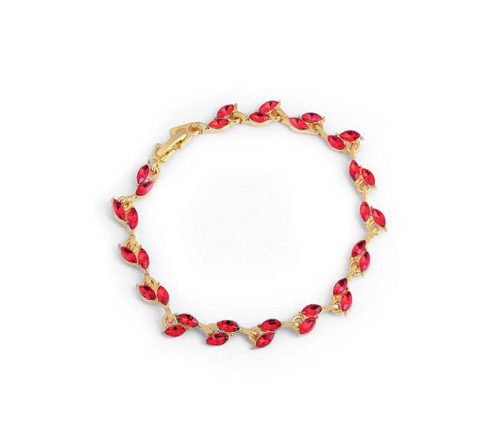 Gold Color Water Drop Bracelet Shining Austrian Crystal Bracelet for Women 