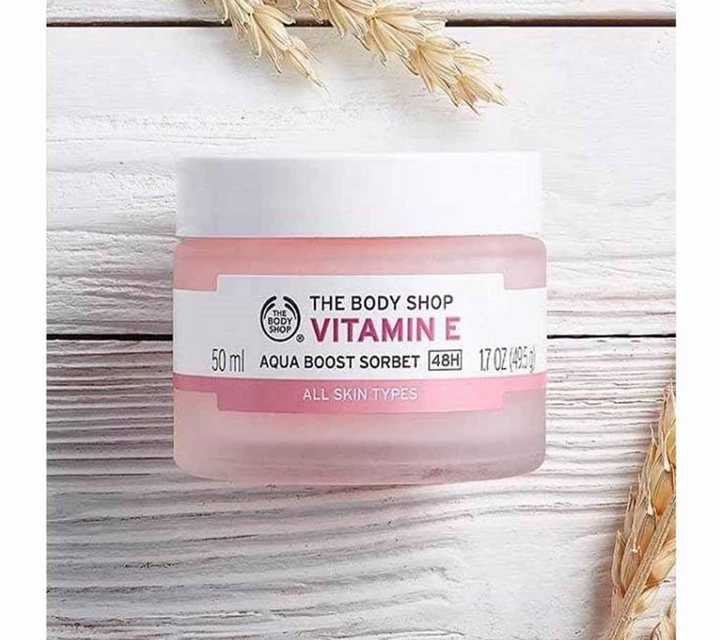The Body Shop Vitamin E Aqua Boost Sorbet Cream UK 50ml