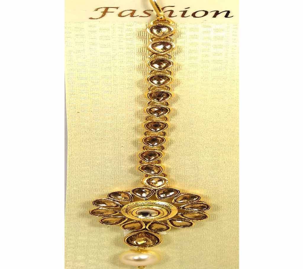 INDIAN GOLD PLATED TIKLI