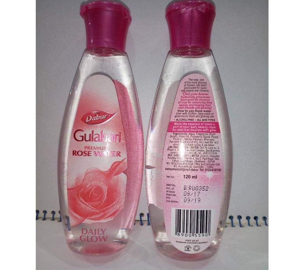 Dabur gulabari rose water 120ml - India