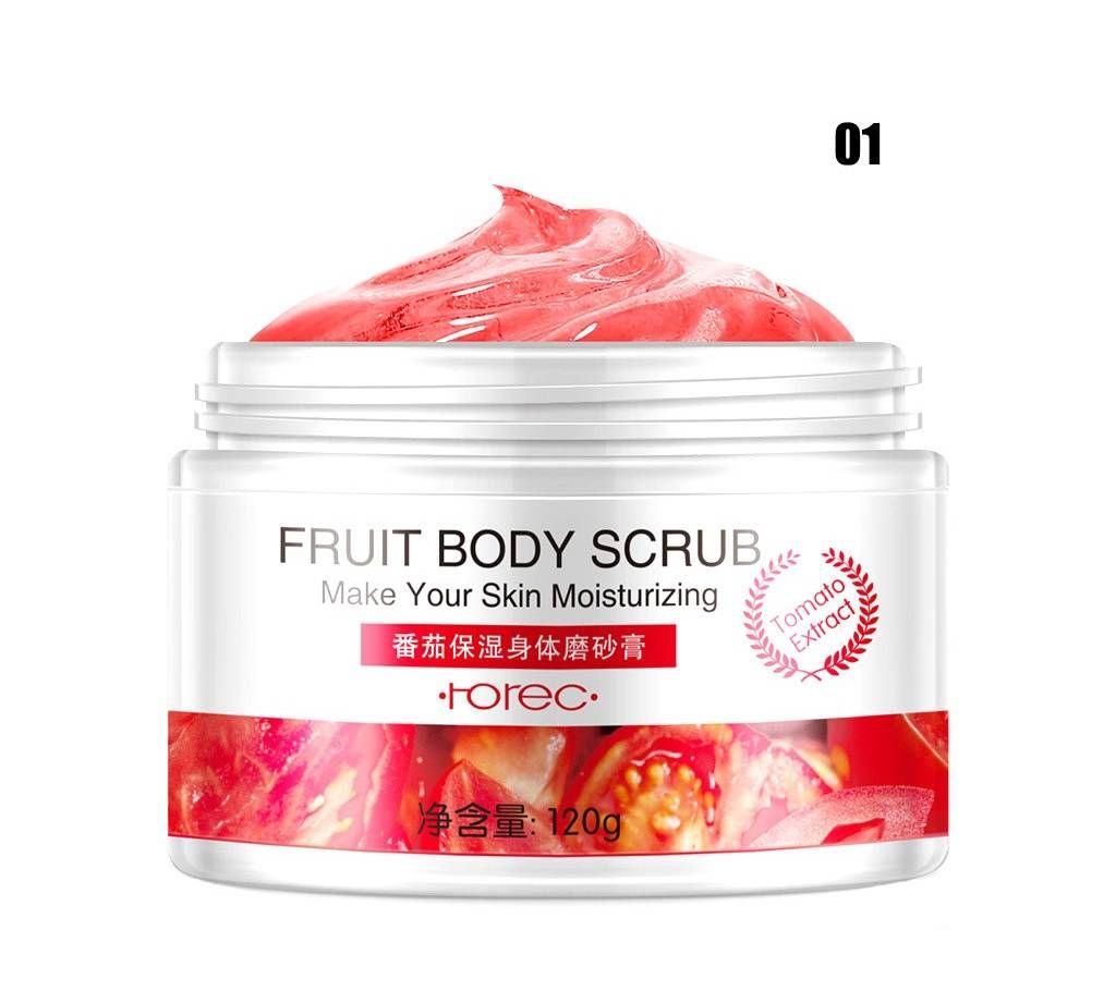 Rorec Fruit Body Scrub Tomato 120g -China