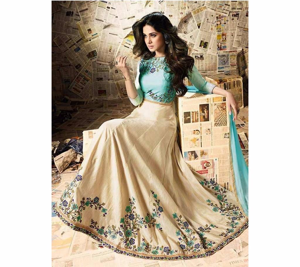 Unstitched Georgette Long Dress