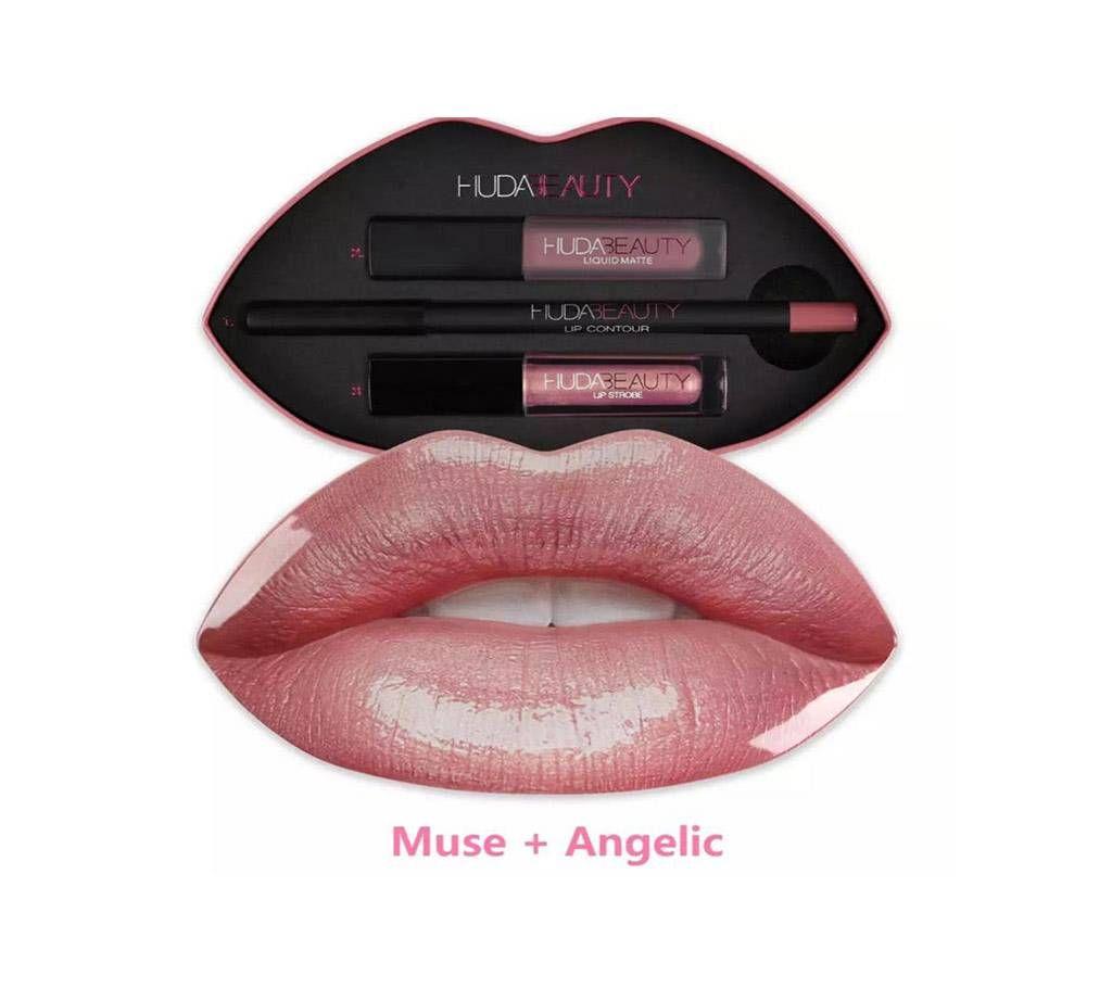 HUDA BEAUTY Contour and Strobe Lip set - Malaysia 