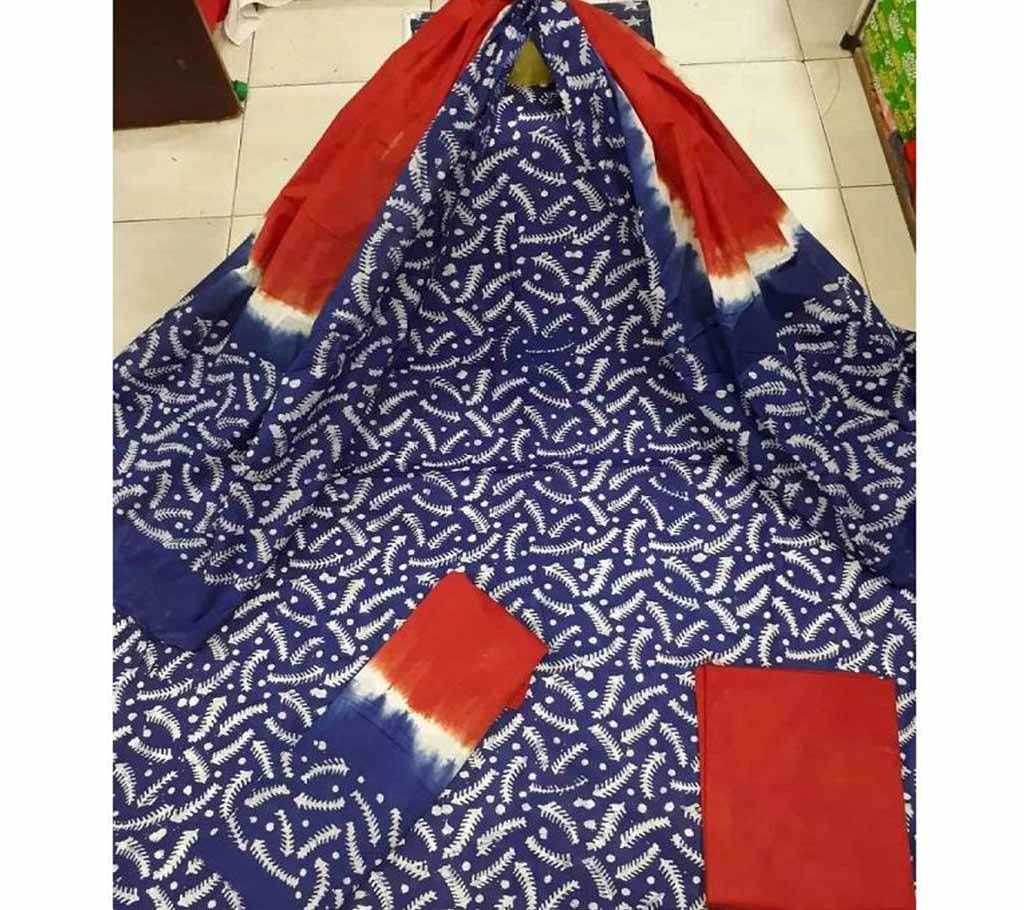 Unstitched Batik Three Pieces