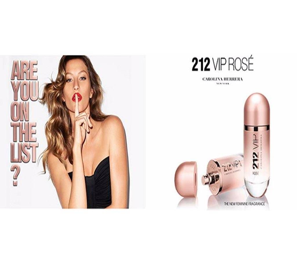212 VIP Rose Eau De Perfume 100ML by Carolina Hierra - 100ml (Spain)