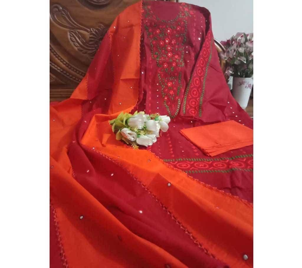 boutiques unstitched three piece