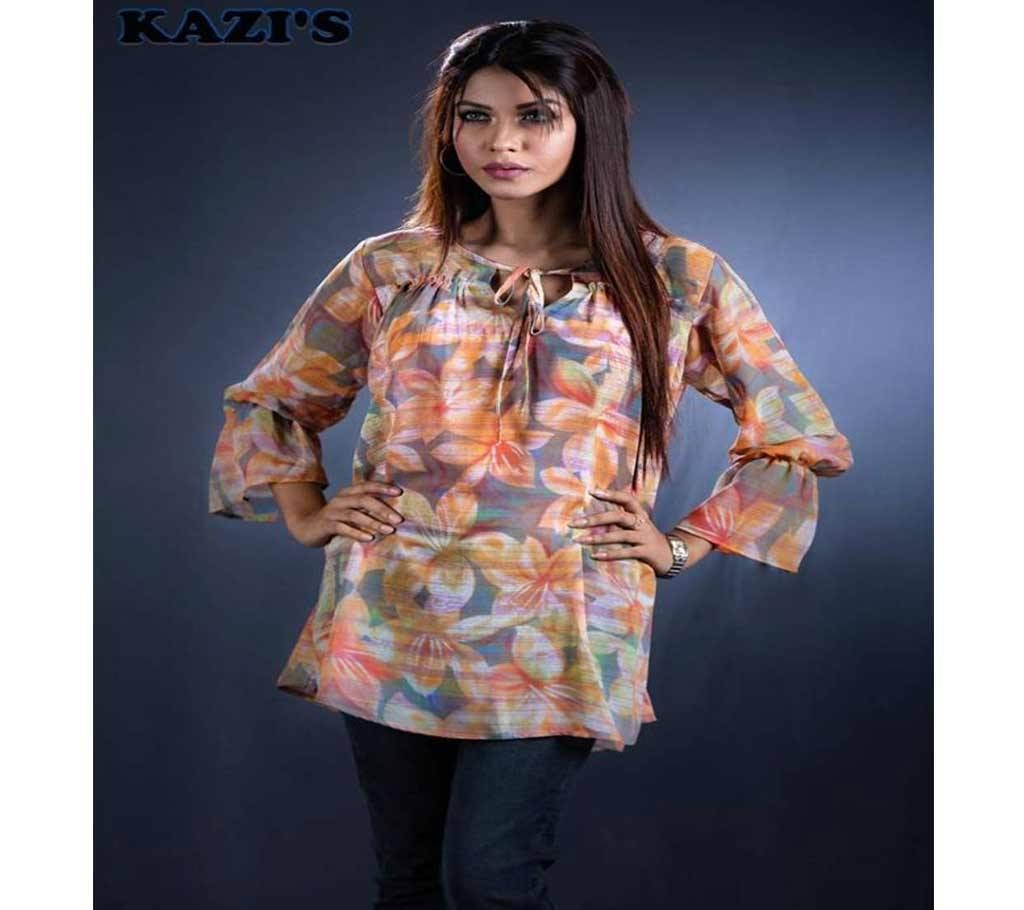 KAZI'S pure chiffon tops 