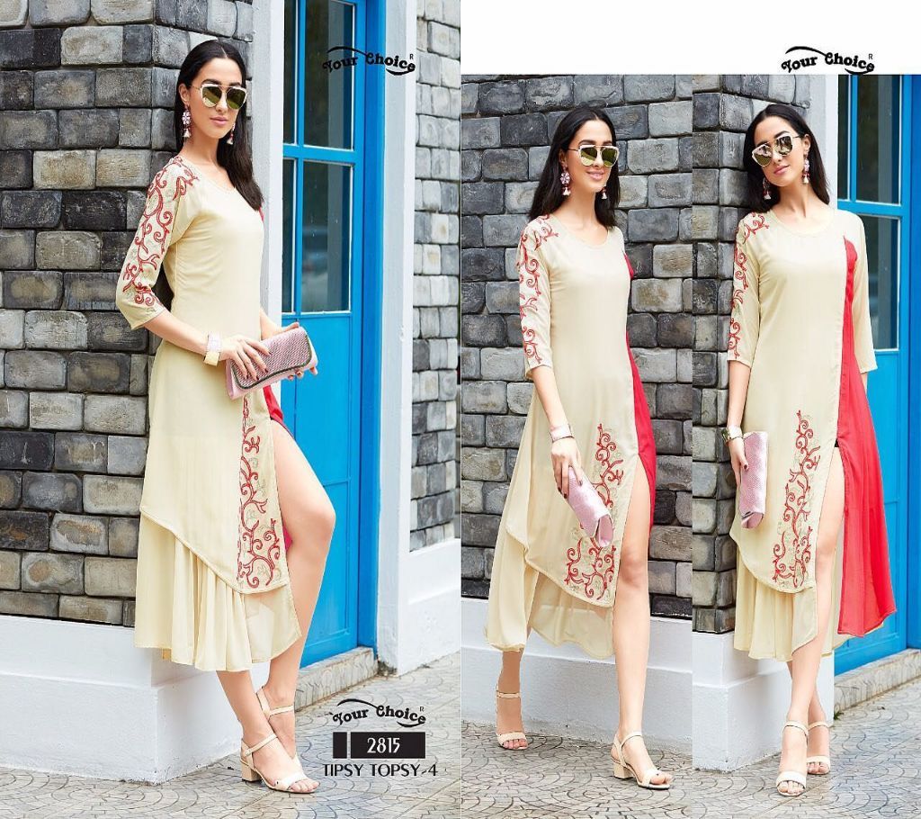 GEORGETTE PARTY WEAR KURTI