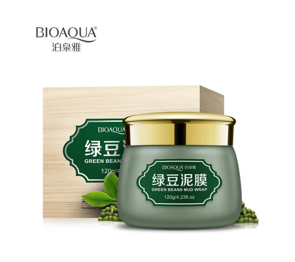 Bioaqua Green Beans Mud Wrap Mask - 120g CHINA