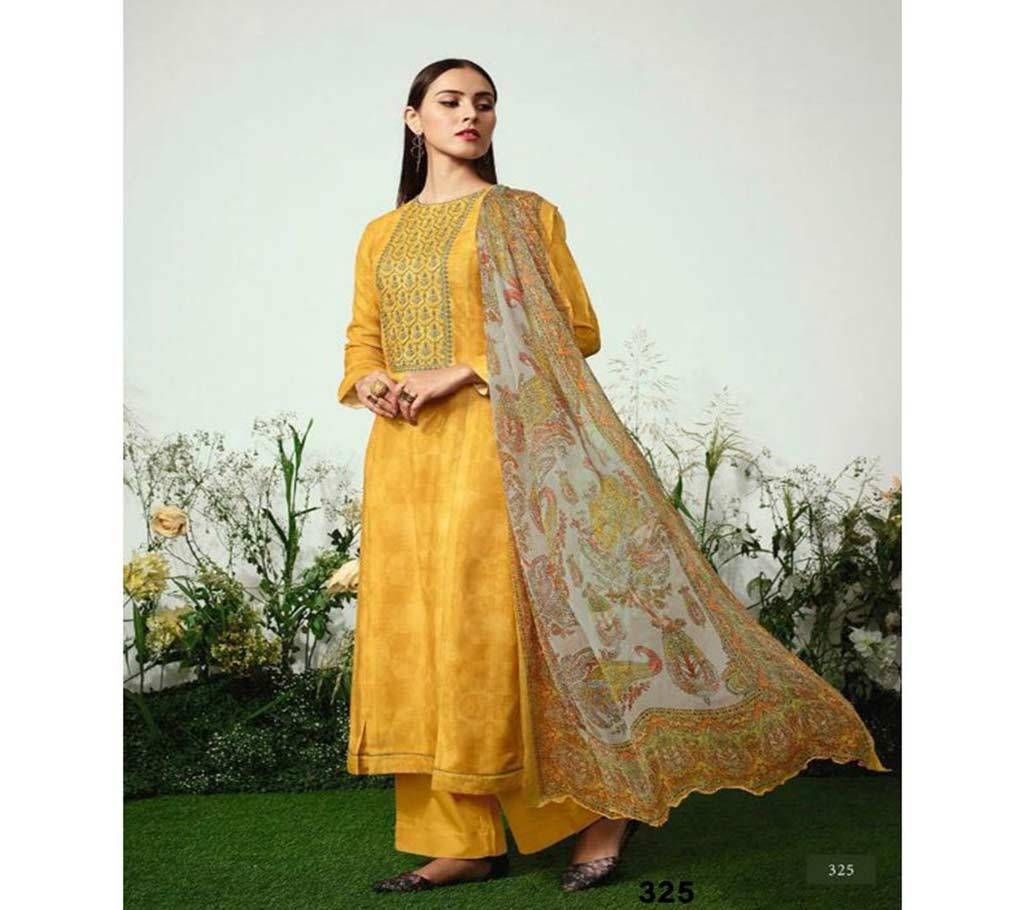 Itrana Harmony - 325 Unstitched Cotton Three-piece