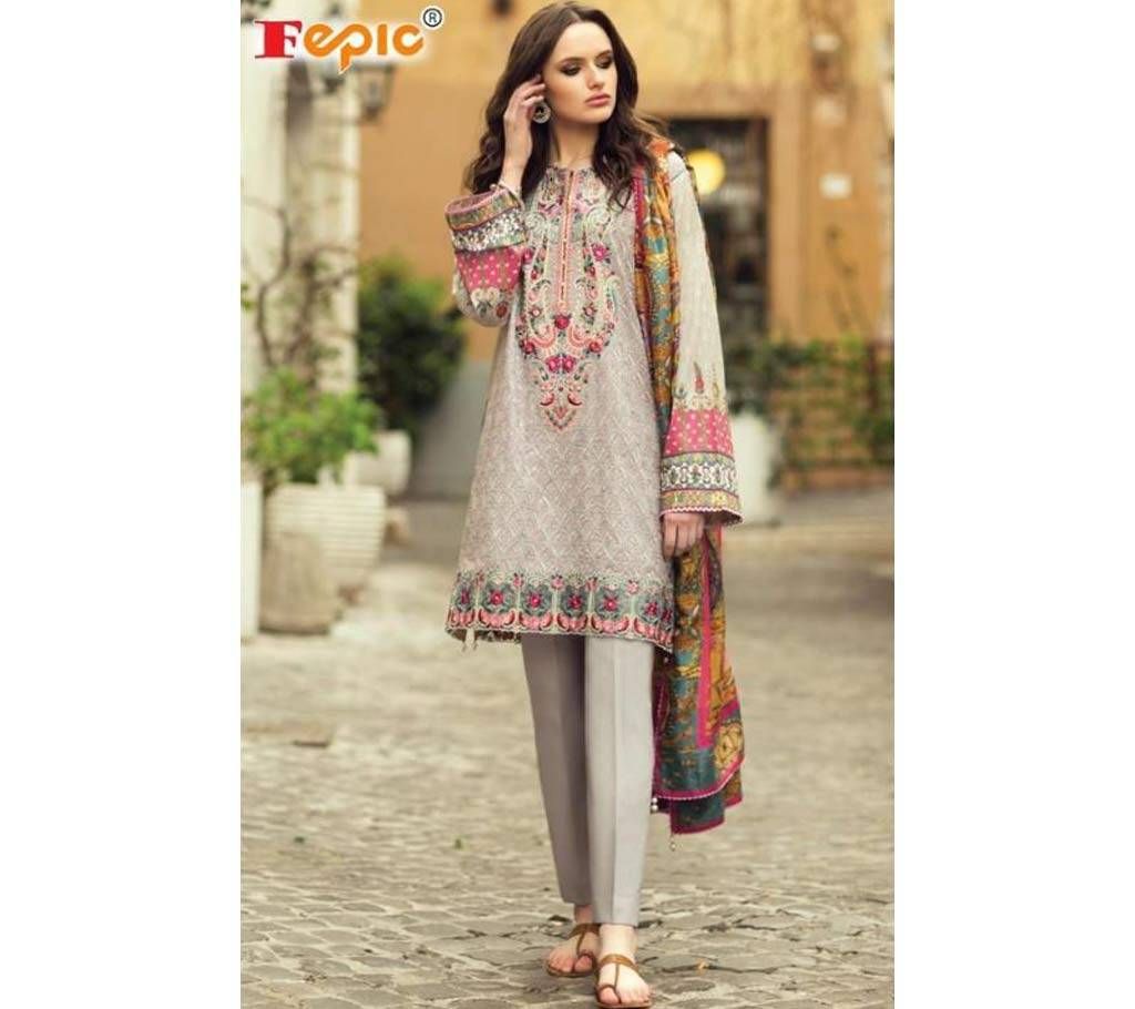 ROSEMEEN TEXTURE BY FEPIC Suits- 35003 Unstitched COTTON 3 pcs
