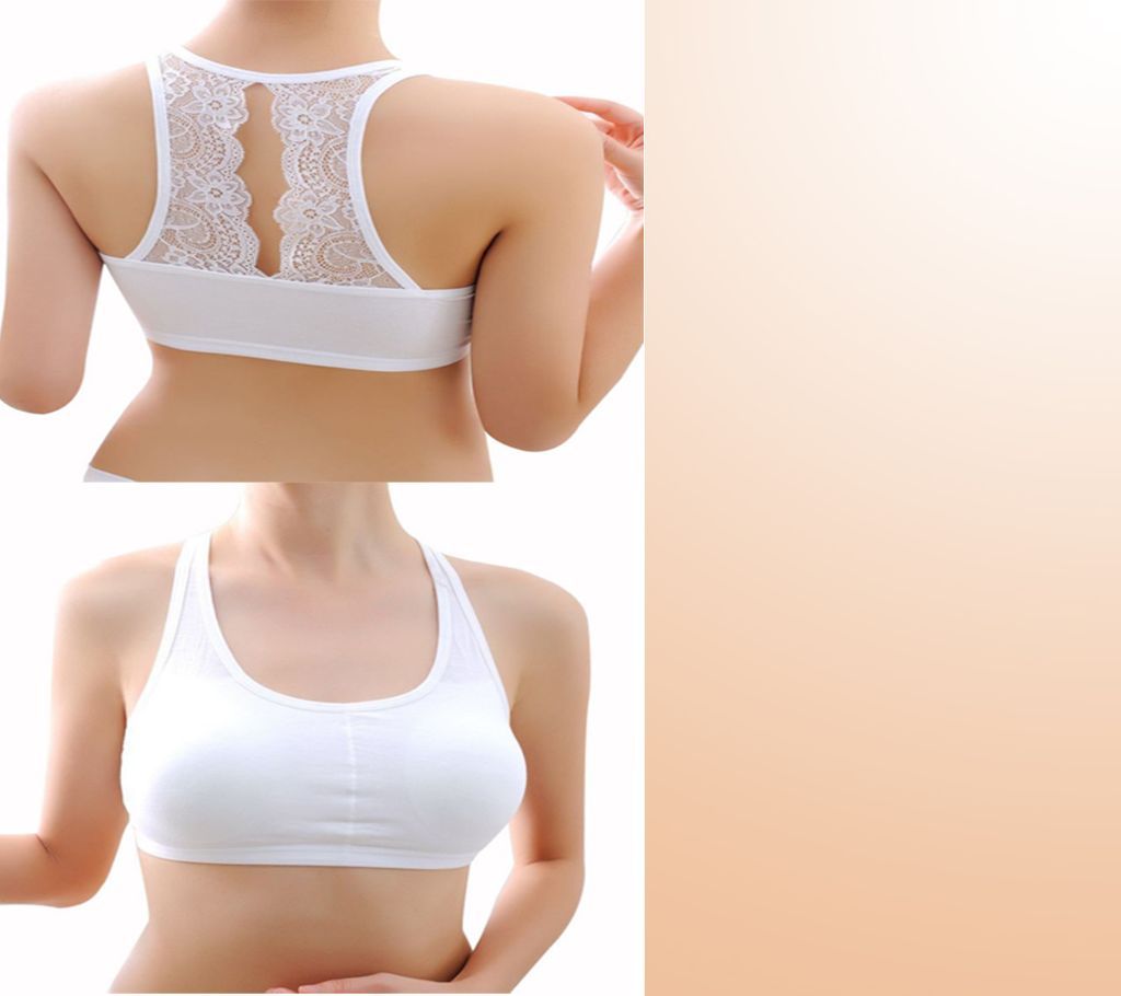 Hollow Tube Top Padded Bra
