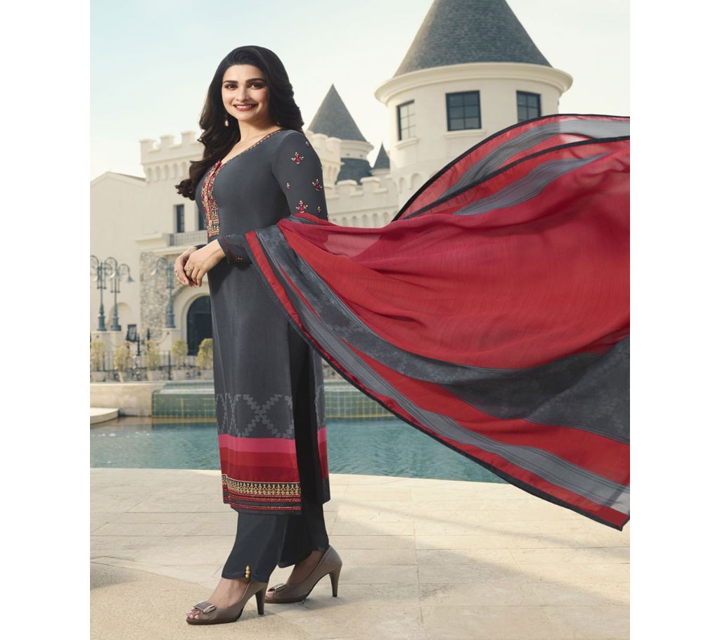 Orginal Indian Vinay Fashion Salwar Suit Ash color for women