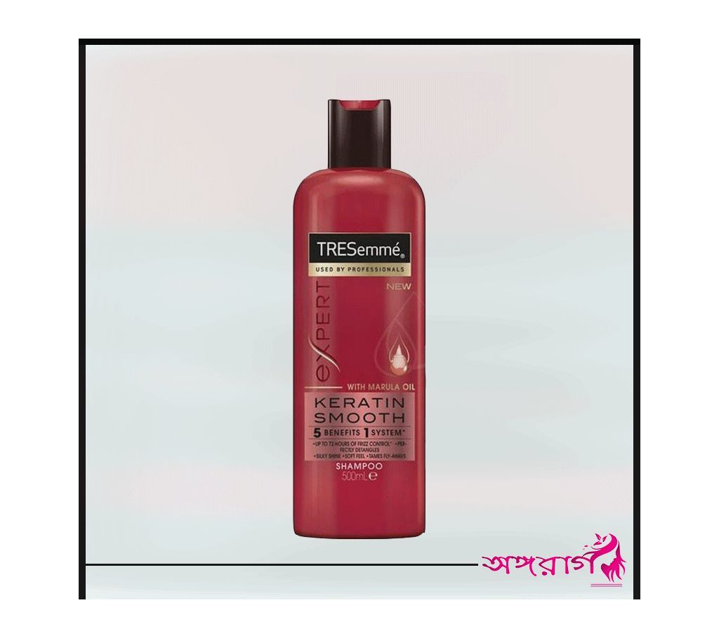 Tresemme Expert Keratin Smooth With Marula Oil Shampoo 500ml