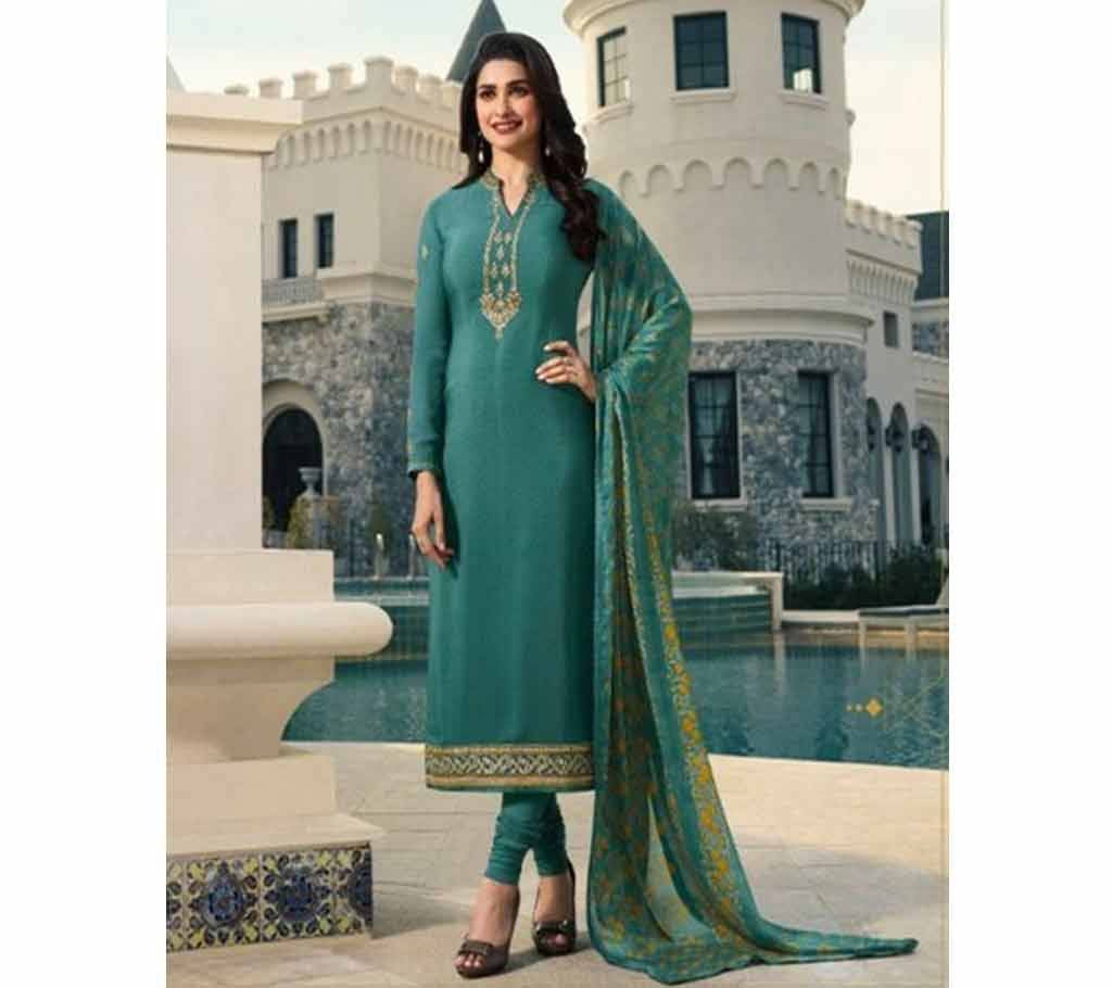 Unstitched Vinay fashion Silkina Royal Crepe