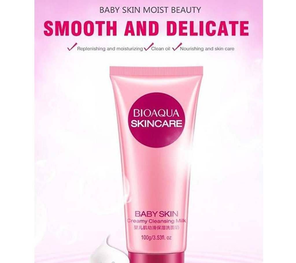 Bioaqua Baby Skin Milk Facial Cleanser-100gm Korea