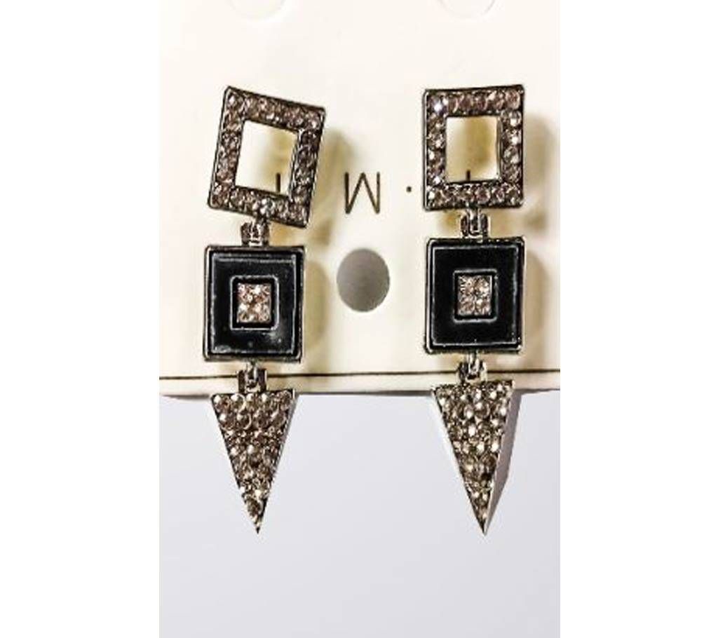 Metal Stone Earrings for Women