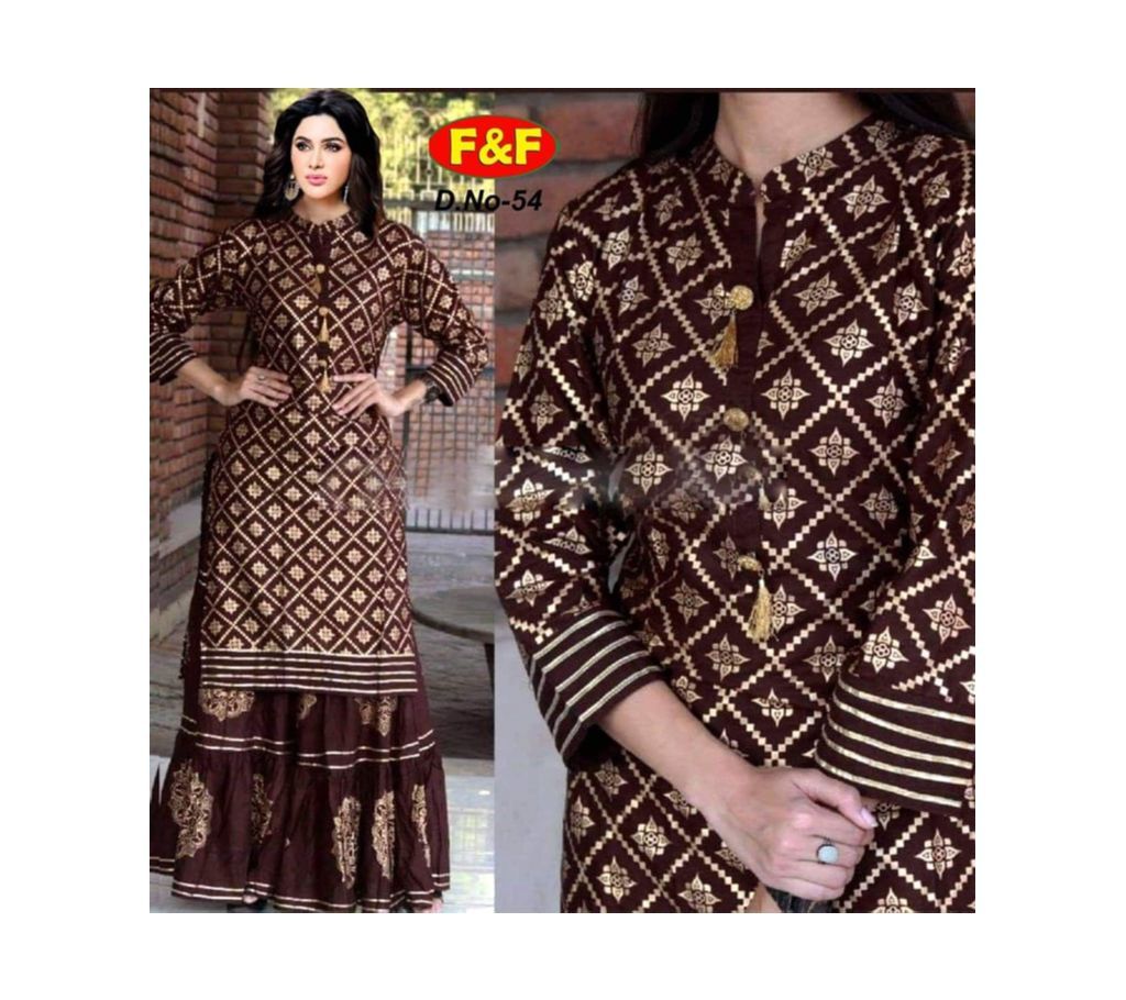 Block Print Cotton Four Piece 138