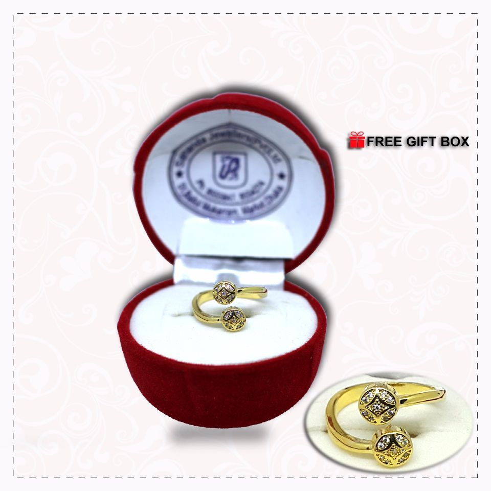 Diamond cut stone setting finger ring
