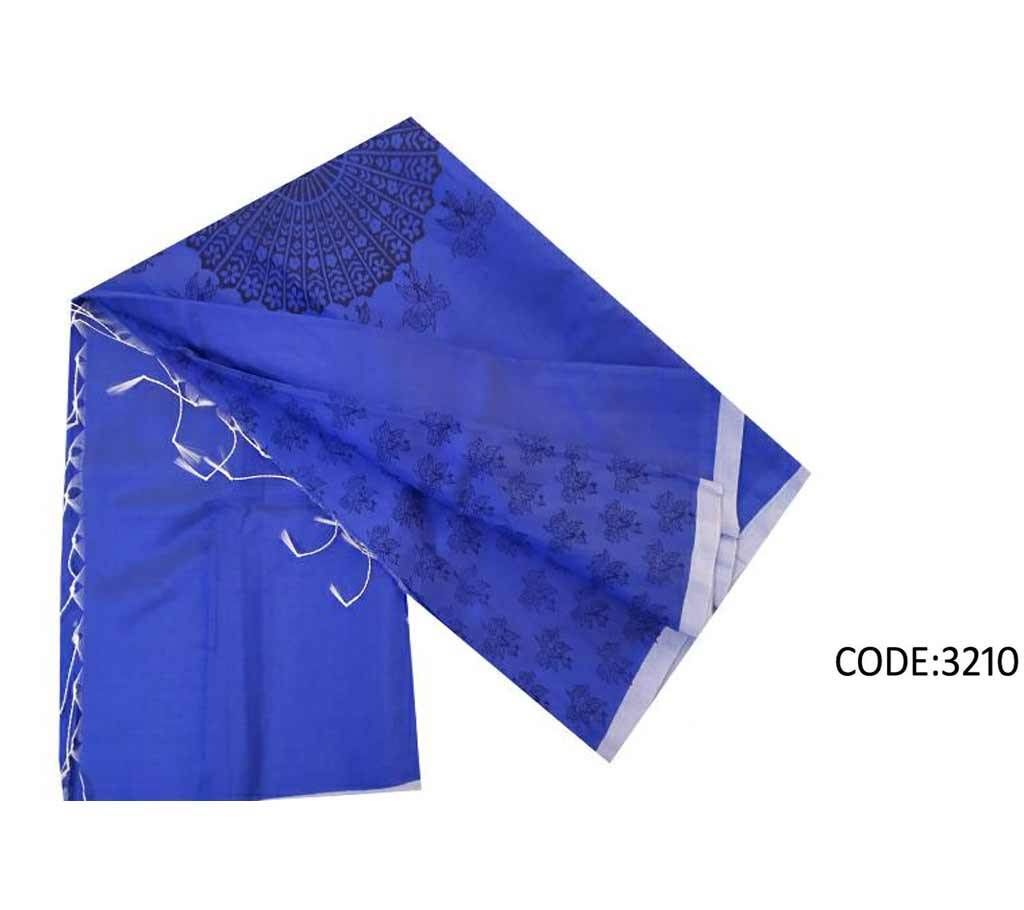 Half Silk Sharee Block Printed