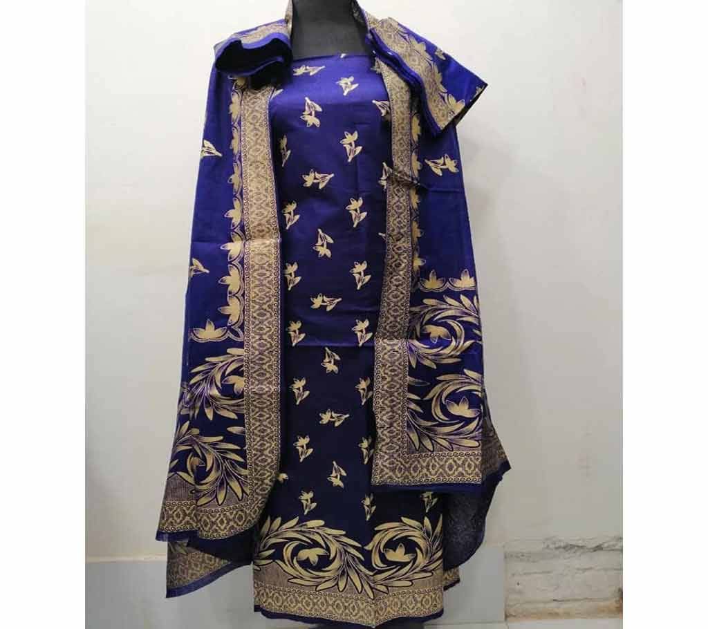 Katan Skin Print Cotton Shalwer Kameez for Women-7