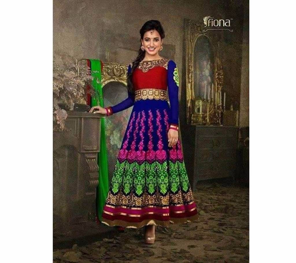 Semi-stiched Indian Georgette Three pcs (Copy)