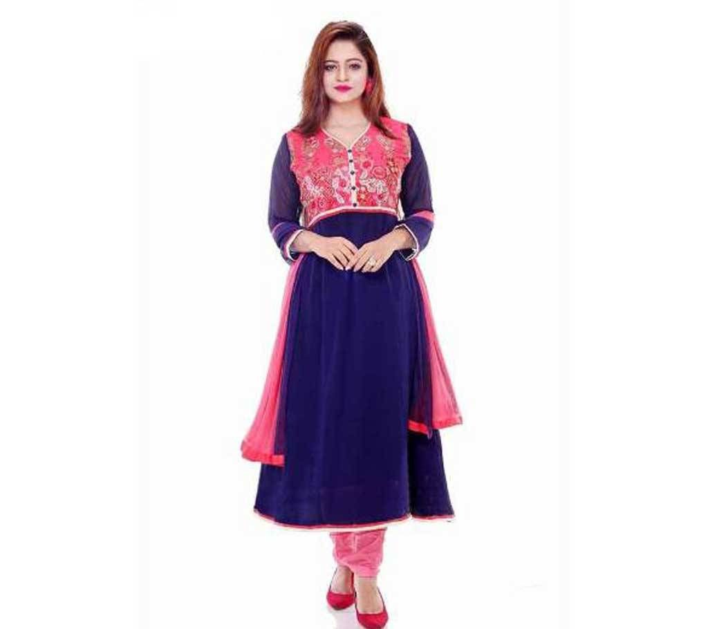 Readymade Embroidery Georgette Salwar Kameez