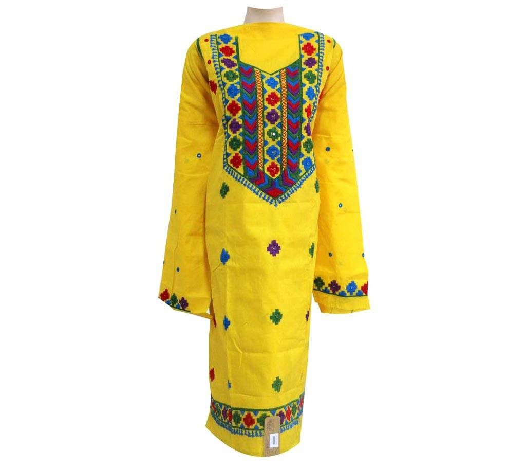 Unstitched cotton single kameej
